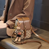 2022 spring and autumn new high quality bag trendy fashion retro design mini mobile phone bag all match messenger small bag
