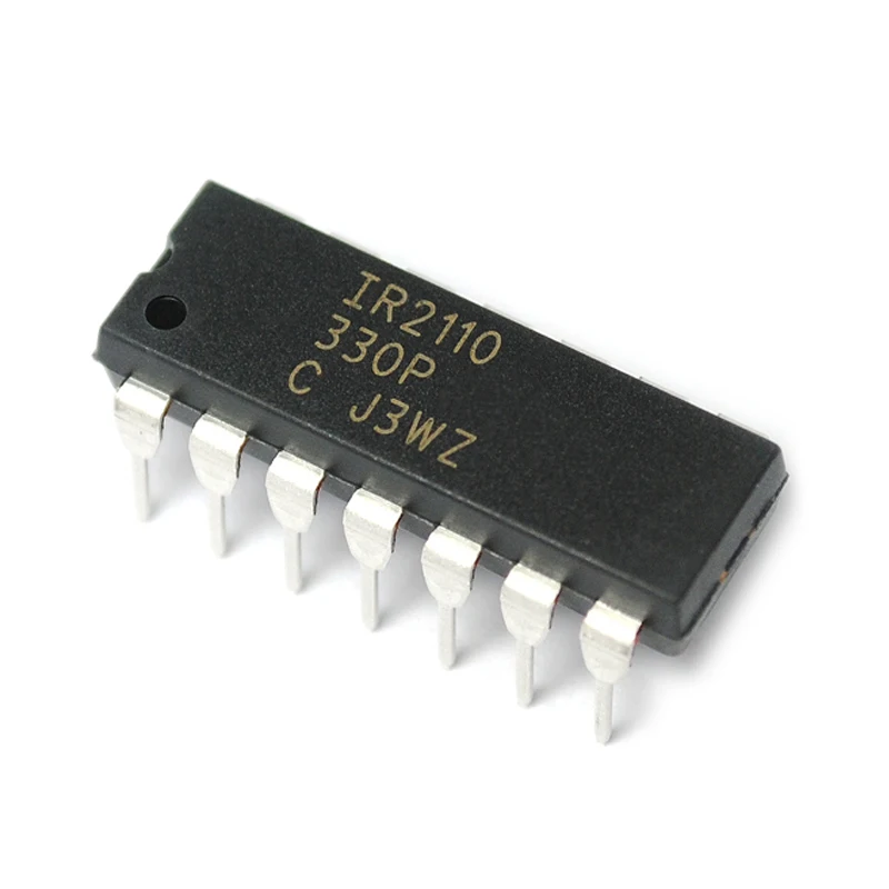 10 шт./лот новый оригинальный IR2110PBF IR2110PB IR2110P маркировка: IR2110 IC GATE DRVR полумост 14DIP -