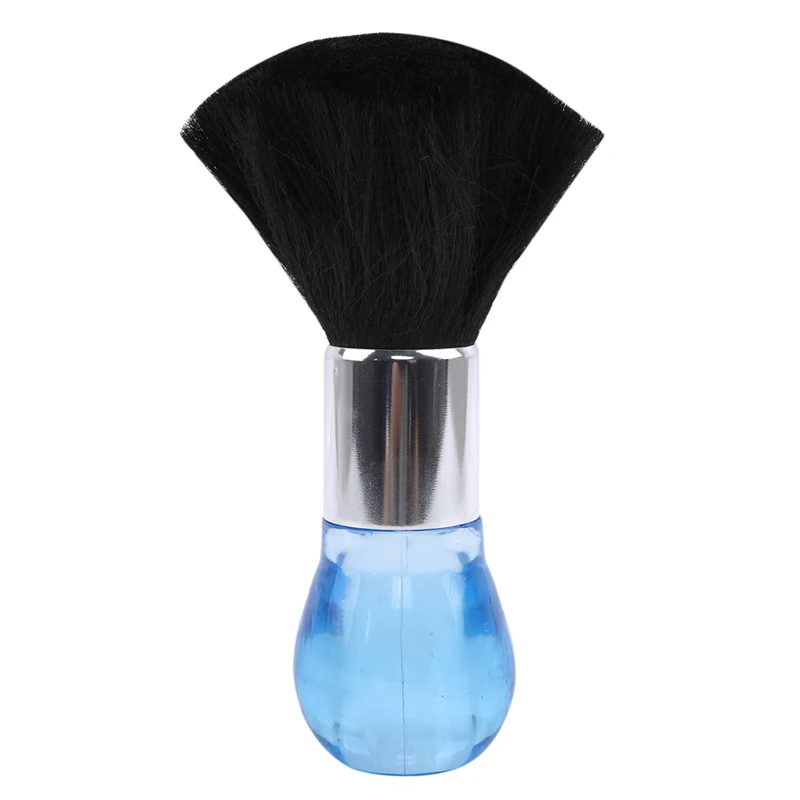 

1pc Professional Ultra Soft Nylon Hair Barber Neck Face Duster Brush Cleaning Hairbrush Hair Sweep Brush Haircutting Tool Blue