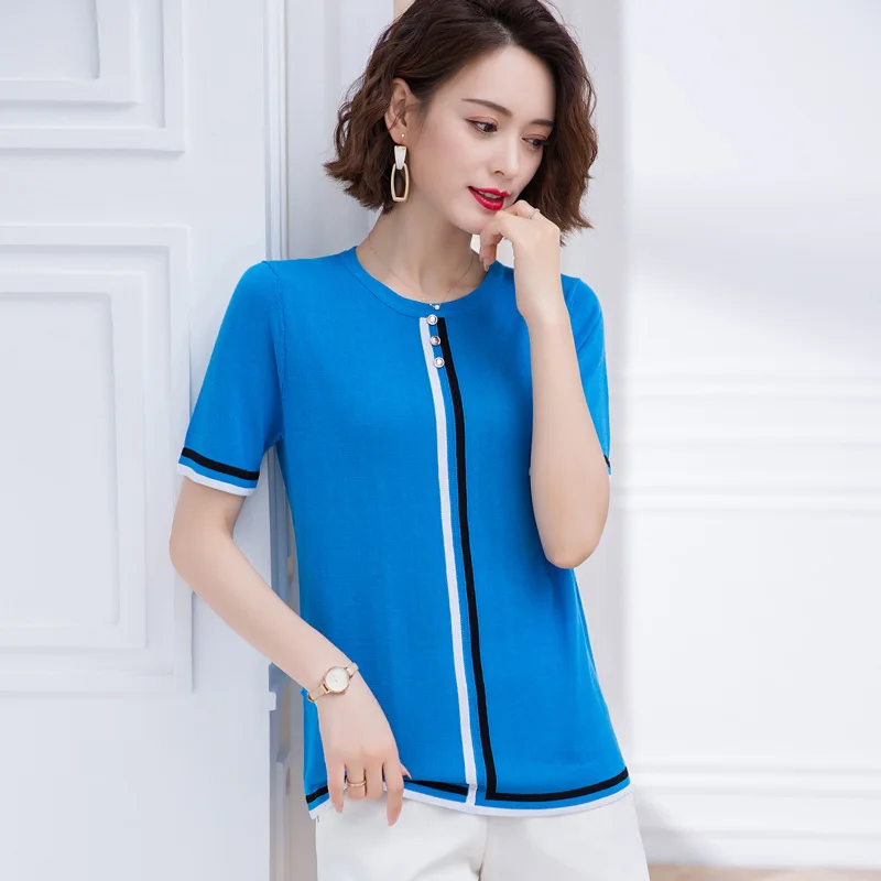 

2020 Summer Fashion T Shirt Gray Women Woman Tshirt