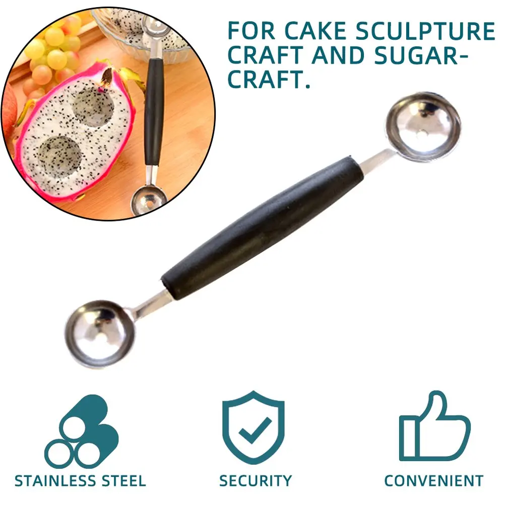 Креативная Домашняя мини фруктовая ложка шарик для мороженого дыня из