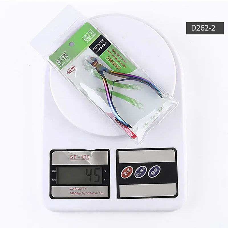 Кусачки для кутикулы из нержавеющей стали 1 шт. лазерная постепенная обрезка