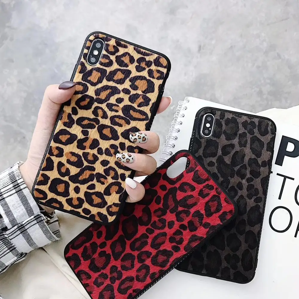 Корейский животный узор Leo Zebra чехол для телефона iPhone11 Xs max 8Plus SE2020 7plus XR 6S Мягкий