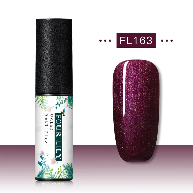 CS06934 Четыре лилии Гель-лак набор УФ Vernis Полупостоянный праймер верхнее покрытие 5 мл цветной гель для ногтей лак Nagellak Soak Off лак - Цвет: CS06934