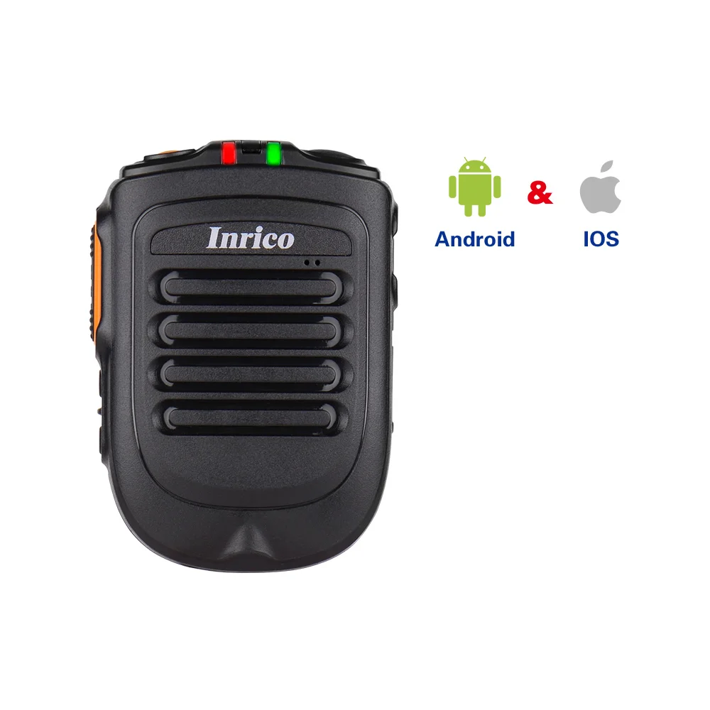 Inrico B02 Zello mini speakers Wireless Microphone PTT Android IOS walkie talkie microphones portable Bluetooth speaker