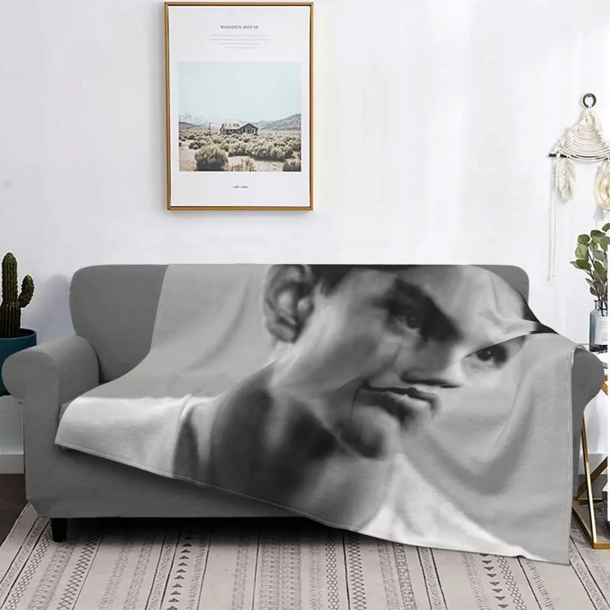 

Louis Partridge Vintage Blanket Bedspread Bed Plaid Comforter Beach Cover Bedspread 135 Beach Towel Luxury
