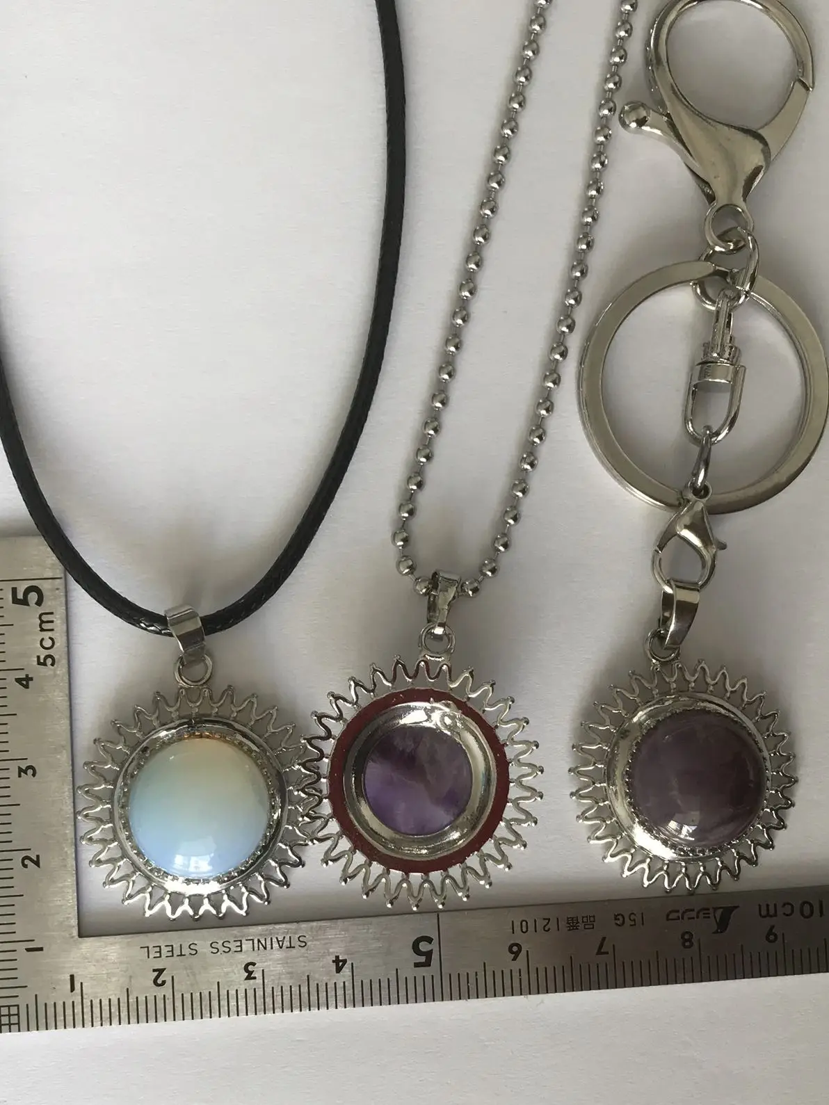 Кулон из солнечного камня ASHMITA кулон натурального с кристаллами Sun Moon кулоны