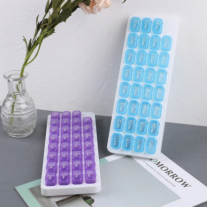 Контейнер органайзер для таблеток 31 сеточка Дорожный Чехол контейнер хранения