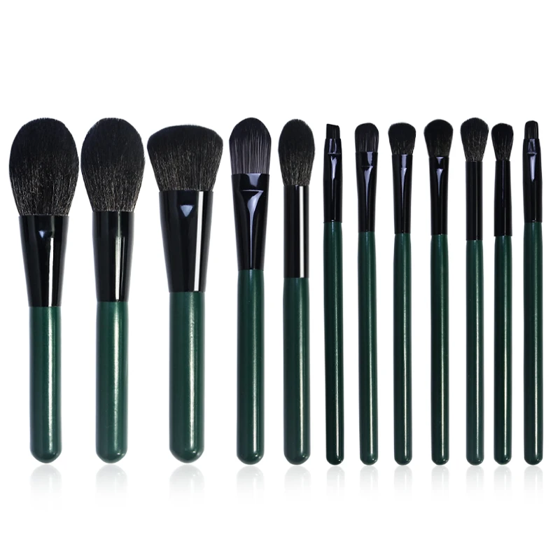 12Pcs Makeup Brushes Tool Set Cosmetic Powder Eye Shadow Foundation Blush Blending For Beauty Make Up Brush
