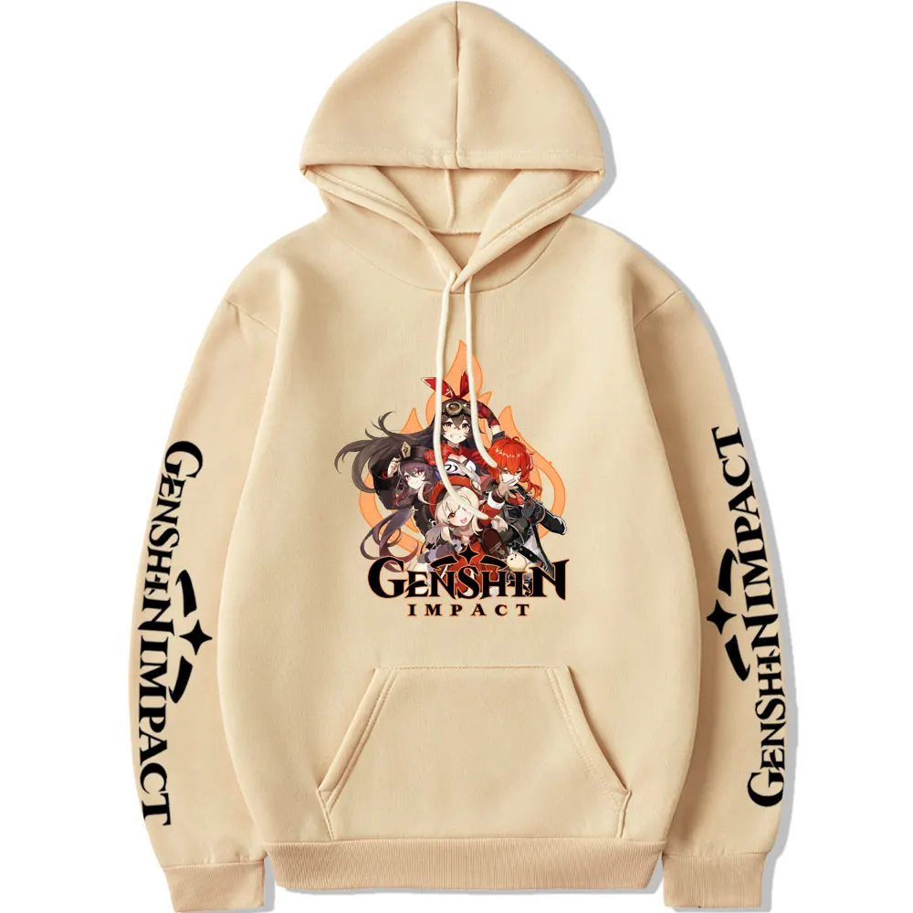 

Genshin Impact Pyro печать Горячие игровые худи женские/мужские размера плюс толстовки уличная одежда графические Модные топы в стиле хип-хоп