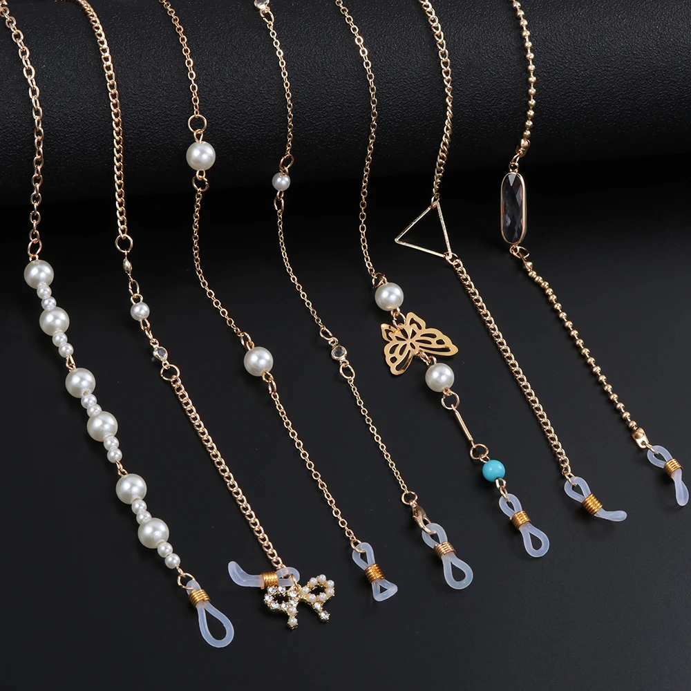 Новинка 2020 цепочка для очков чтения женщин металлический держатель