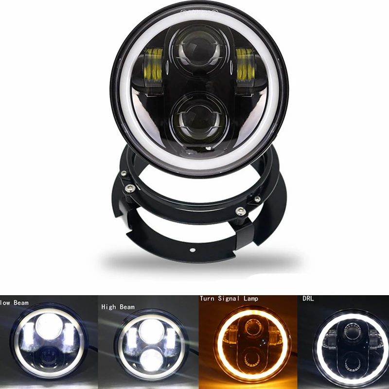 Светодиодный мотоциклетный Головной фонарь 5 75 дюйма дальний и ближний свет