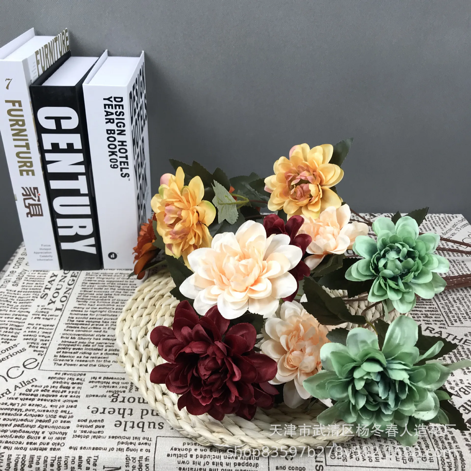 Современный минималистский модель Dahlia домашний Высококачественный Свадебный