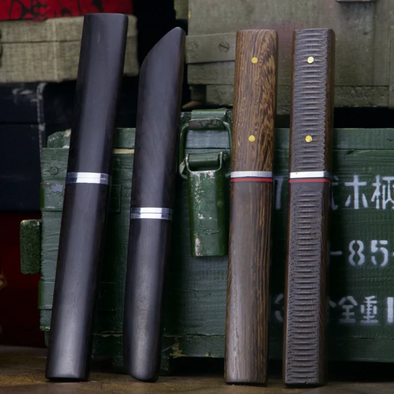 Утолщенный стальной острый тактический прямой нож D2 60HRC серия японских