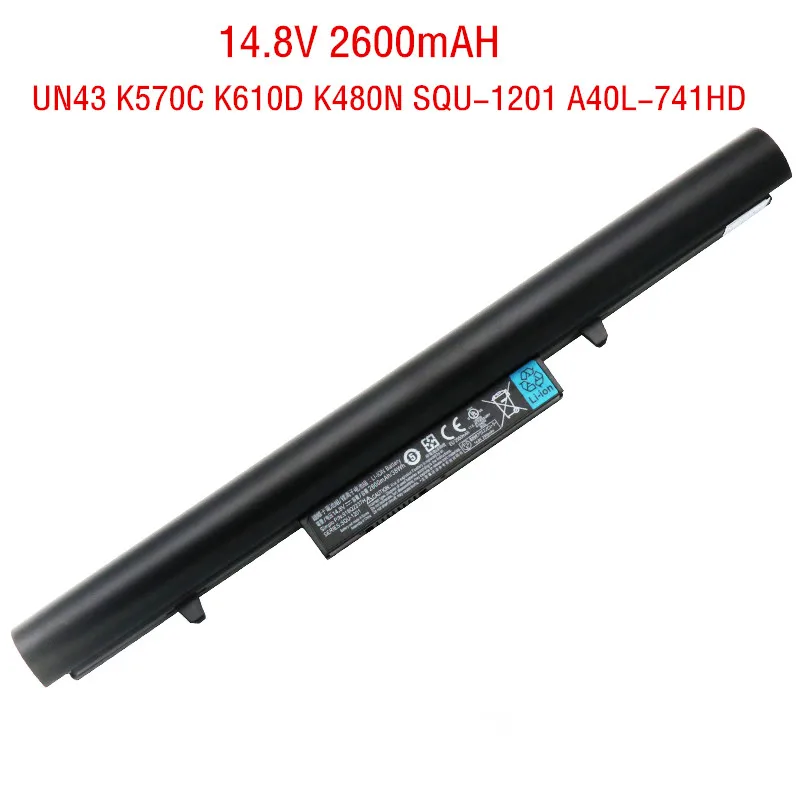 

14,8 в 38 Втч оригинальная фотобатарея для Hasee UN43 UN45 UN47 K570C K610D K480N для ASUS SQU-1201 для Haier 7G-5S X3P