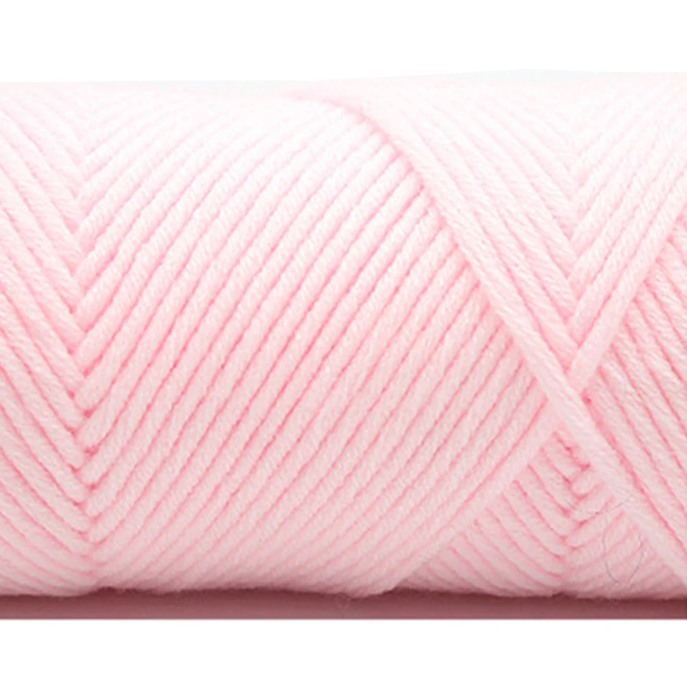 Вязание крючком мягкая пряжа молочное волокно хлопок 8 прядей поделки | Дом и сад