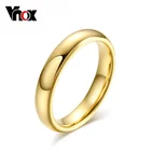 Vnox классический 4.0 мм Вольфрам кольцо для Для женщин Мода Свадебные украшения ручной полировки нам 5 6 7 8 9