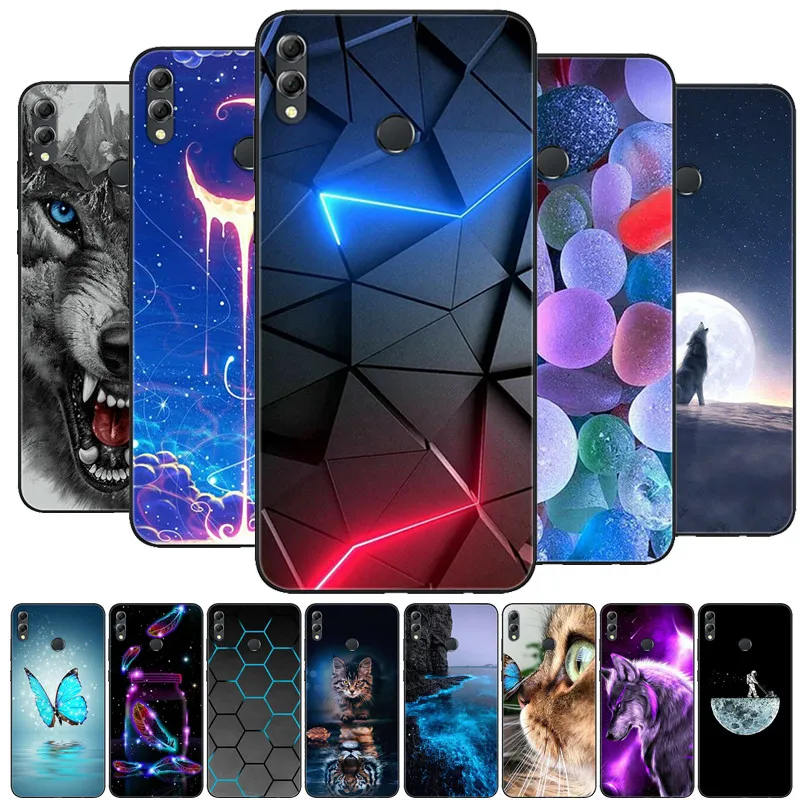 Чехол для huawei honor 8x чехол Max силиконовая Мягкая задняя крышка из ТПУ чехлы