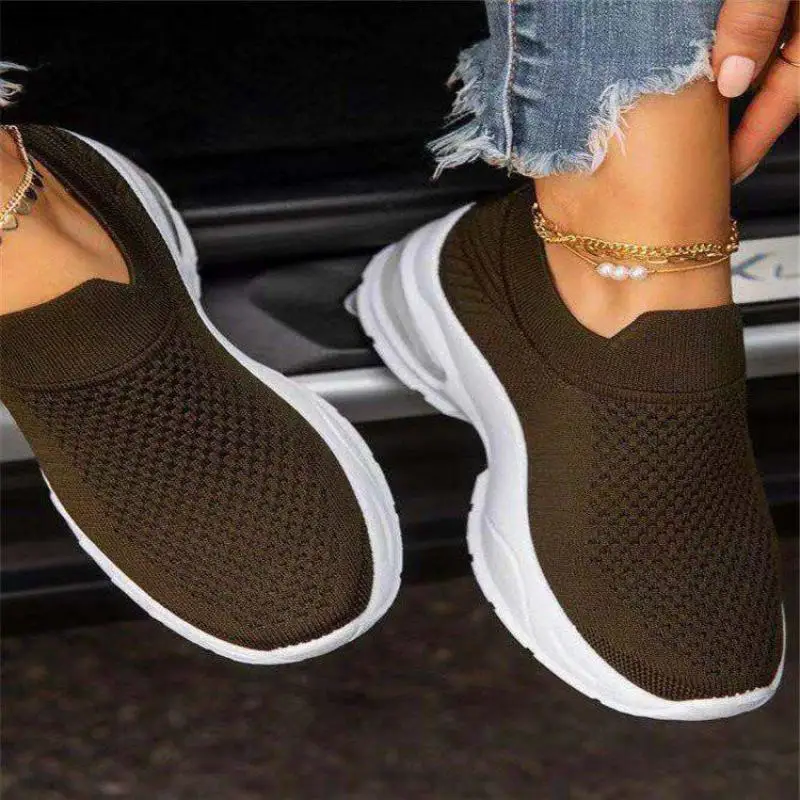

Women's Sports Shoes 2021 Footwear Female Walking Net Non-slip Breathable Light New Running Shoes Vulcanized Women's Shoes