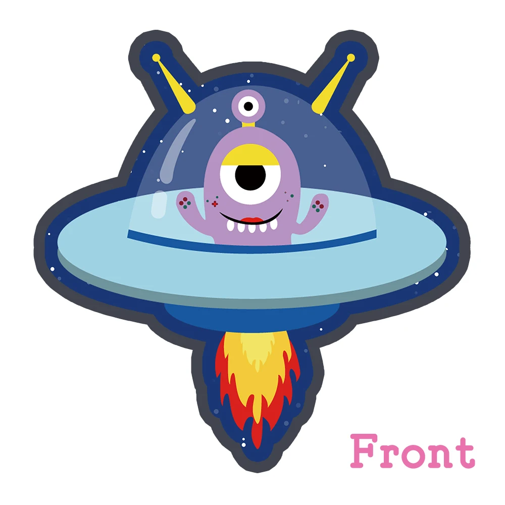 Пригласительная открытка для вечевечерние НКИ в виде астронавта украшения