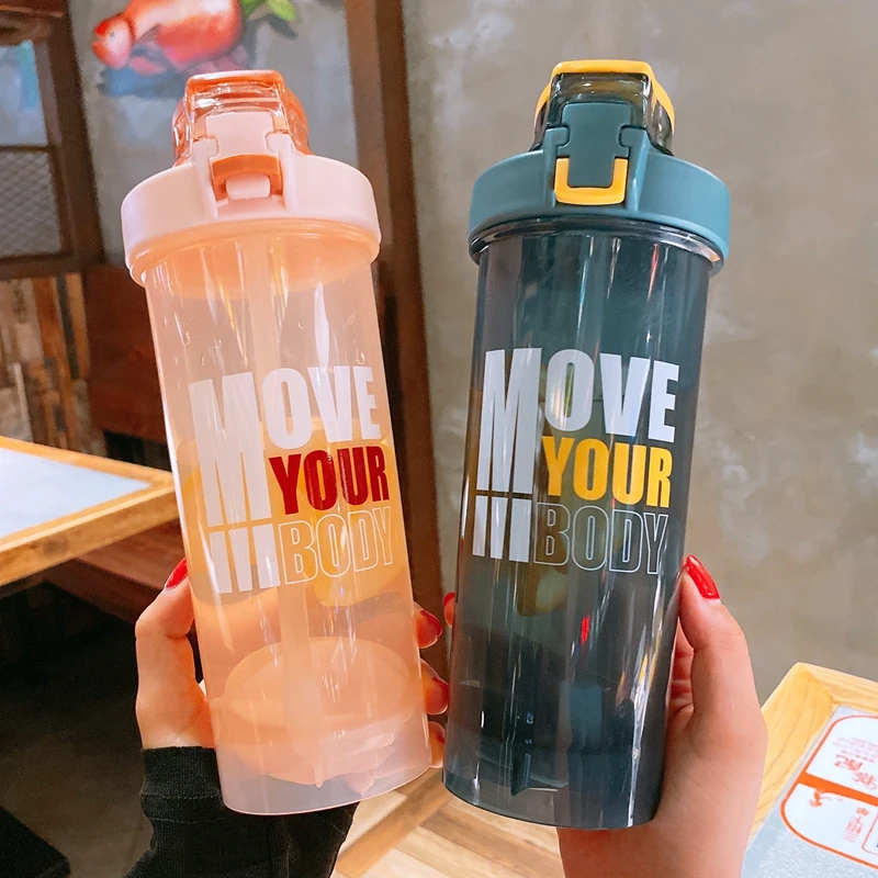 Whey Protein Powder Shaker Bottle Gym High Capacity Scale Cup Mixer Shaker Bottle Supplement Blender Bouteille Drinkware DI50YYB