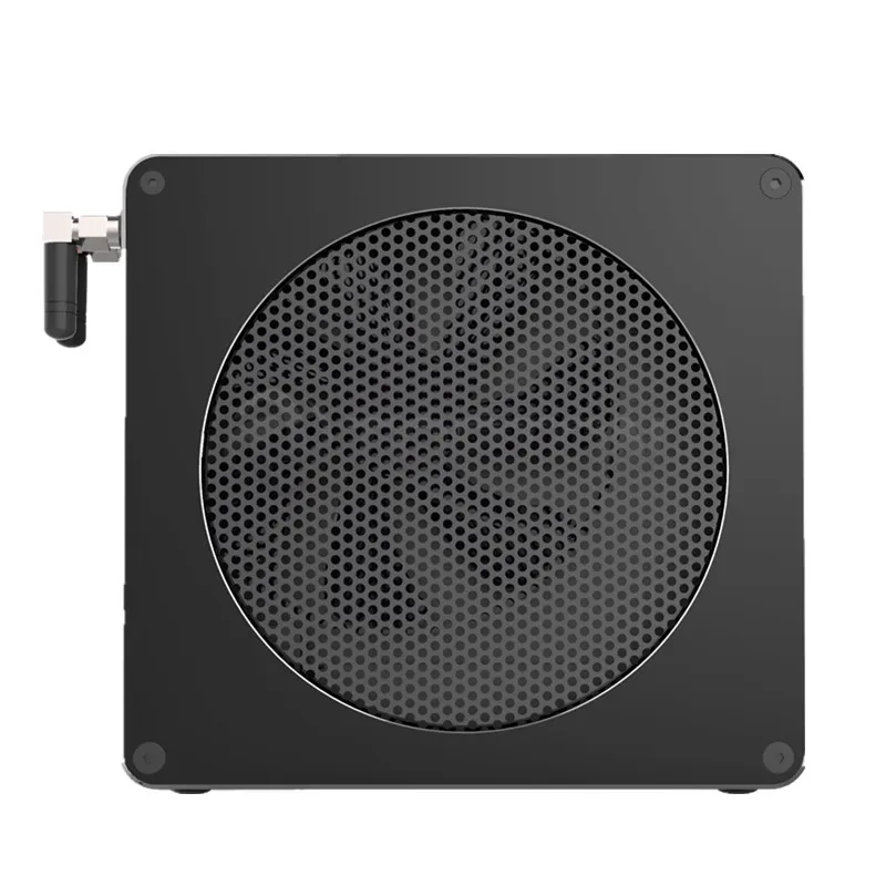 Чехол для мини компьютера с алюминиевым шасси Настольная основная рама портом Usb