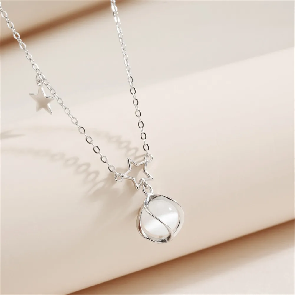 

opal Star s925 sliver string jewelry women necklace for women Jewelry Choker Pendant necklace Supernatural Necklace