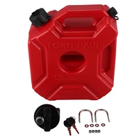 lockable 5l fuel tanks plastic petrol cans car mount motorcycle jerrycan gas can gasoline oil container fuel canister