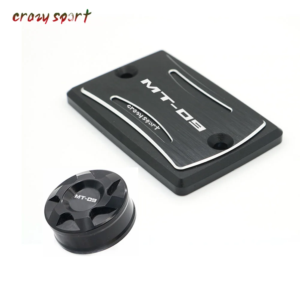 YAMAHA MT09 FZ09 Motorcycle Front & Rear Brake Fluid Reservoir Cover: MT-09 FZ-09 Accessories (2014-2020) image 3