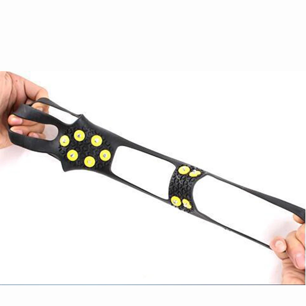 Уличные инструменты 10 шипов Нескользящие шипы для альпинизма по снегу и льду