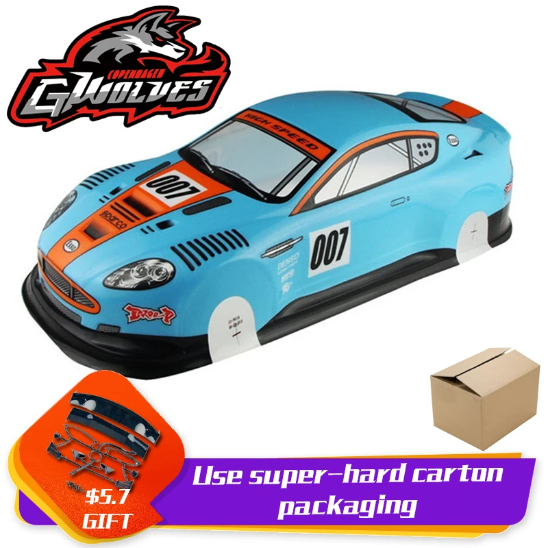 37 видов 1/10 RC автомобиль 195/190 мм ПВХ Окрашенный корпус с хвостом для 1:10 RC хобби гоночный Дрифт автомобиль hsp yokomo hpi ZD TAMIYA