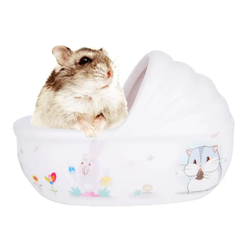 Керамический домик для домашних питомцев контейнер ванной туалет песок комната