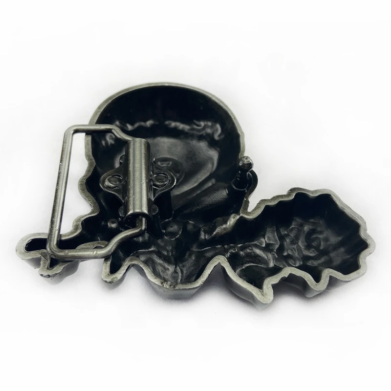 Ковбойская крутая модная серебряная пряжка для ремня с металлическими 3D