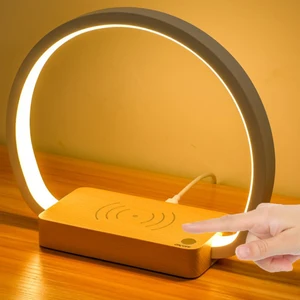 USB Plug in LED Table Lamp, Eye-Care Desk Lamp, Dimmable Contemporary Soft Light with Touch Sensor, for Office, Home, Dorm