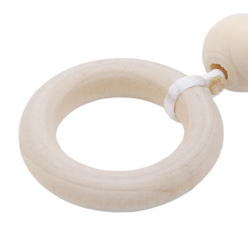 

Baby teething bracelet safty original wood beads nursing beech chewable teether for mother and baby BPA free safe