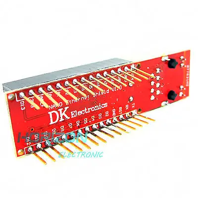 Плата для Arduino Nano V3.0 плата ENC28J60 Ethernet HR911105A экран RJ45 веб-сервер модуль | Электроника