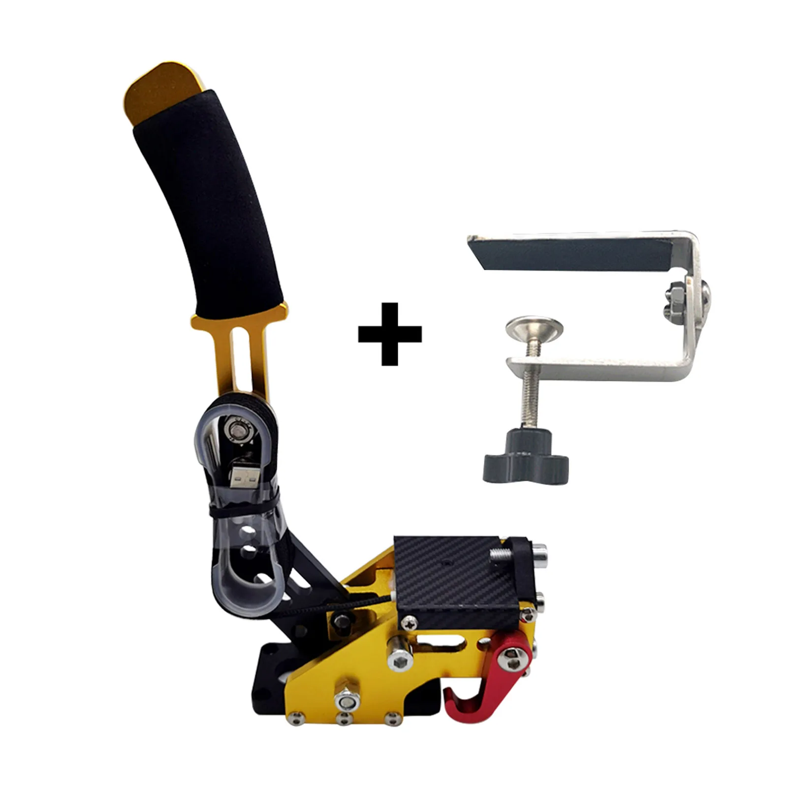 

14Bit Auto USB Handbrake Drift Sensor Accessories Adjustable Height Parts Universal Clamp Control For Racing Games G25/27/29