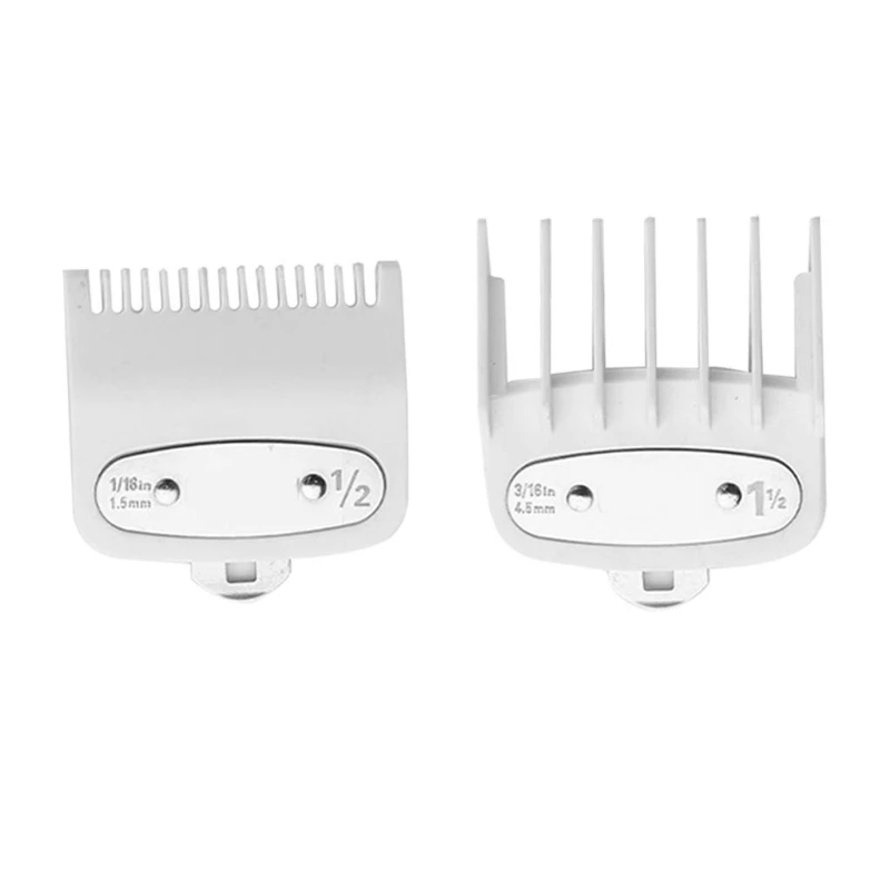 

Professional Guide Comb Set 2Pcs Hair Clipper Guide Comb Set 1.5mm 4.5mm Dropshipping