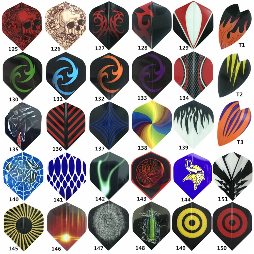 

Professional Game Dart Accessories Professional Dart Wing Dart Leaf Steel Tip Dart Tail Soft Tip Dart Dart Leaf 18 Pieces