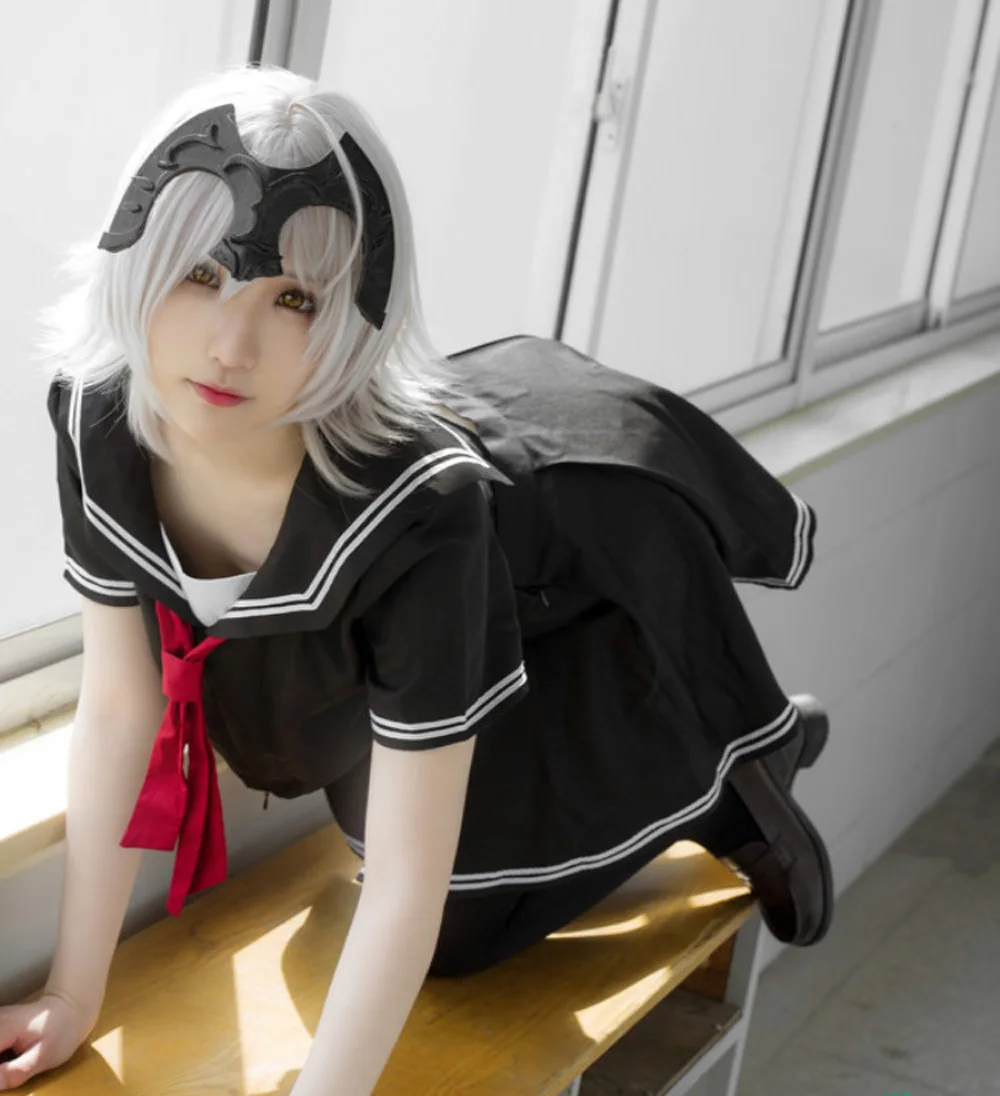 VEVEFHUANG Fate Grand Order Apocrypha Rider Astolfo Cosplay JK школьная форма Сейлор Костюм женский модный