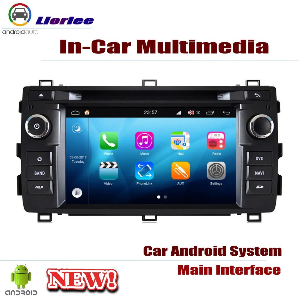 Автомобильный DVD плеер для Toyota Auris (E180) / Corolla Hatchback 2012 2018 GPS навигация Android 8 ядерный