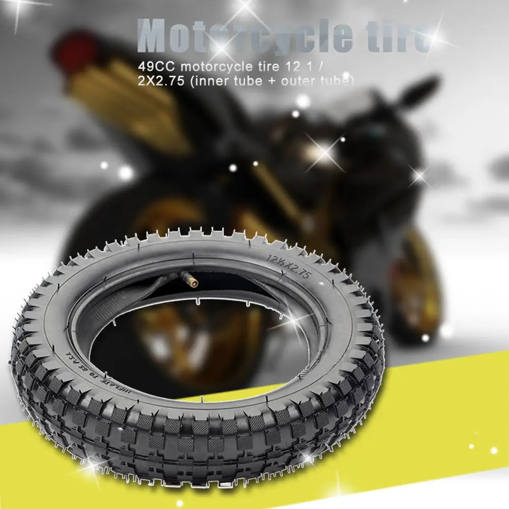 

12 1/2X2.75 Tire Wheel Inner Tube + Out Tube For Dirt Pit Bike Motorcycle Bike 47-49CC