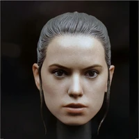 16 scale woman movie actress star daisy ridley rey head sculpt carved accessory model for 12 suntan skin body