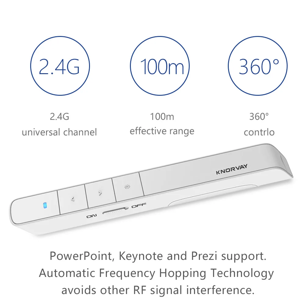 Беспроводной презентер 2 4 ГГц Ведущий дистанционного Powerpoint ведущий презентации