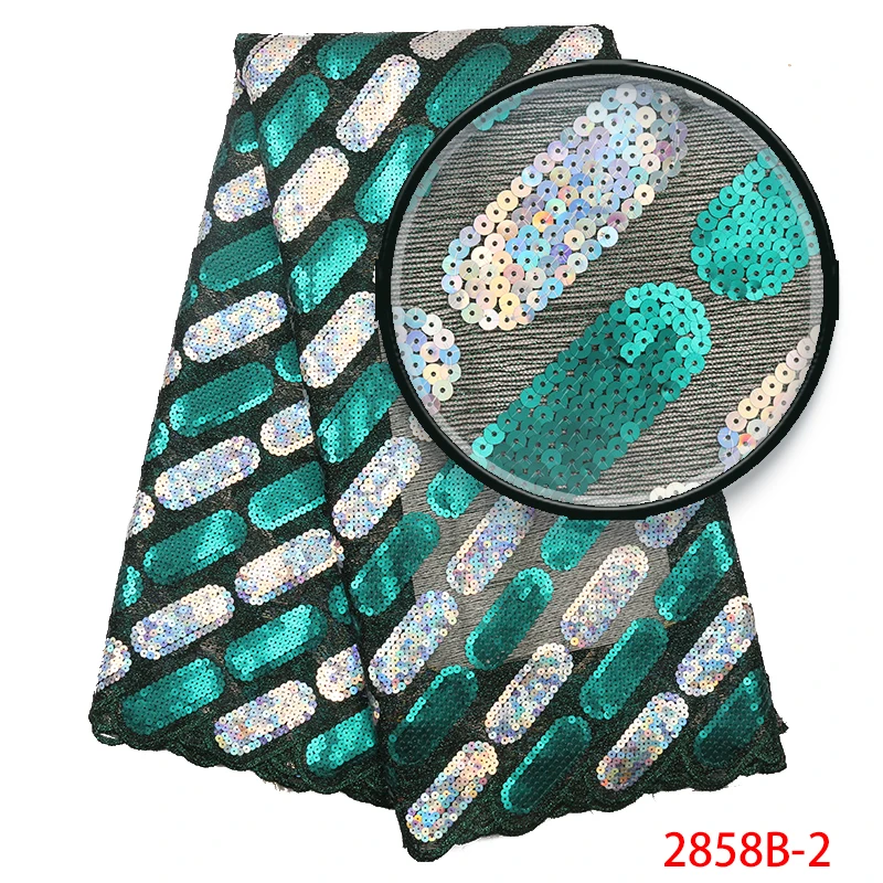 shining embroidered voile fabric material african print tulle sequin lace dry gold wedding latest 2019 XZ2858B | Дом и сад