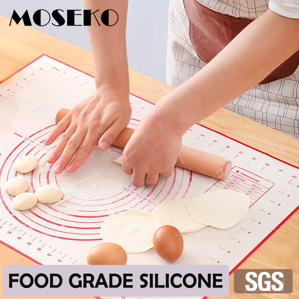 MOSEKO силиконовый коврик для выпечки пиццы аппарат изготовления теста