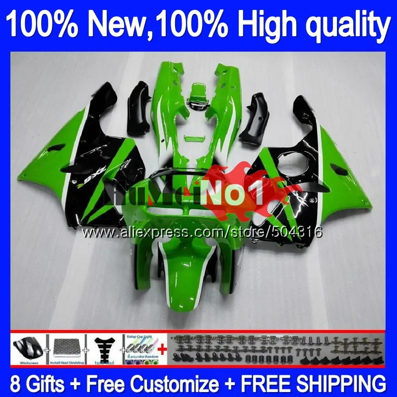 

Body For KAWASAKI ZX 636 600CC ZX-636 ZX6R 94 95 96 97 79MC.9 ZX600 ZX 6R ZX636 ZX-6R 1994 1995 1996 1997 Fairings factory green