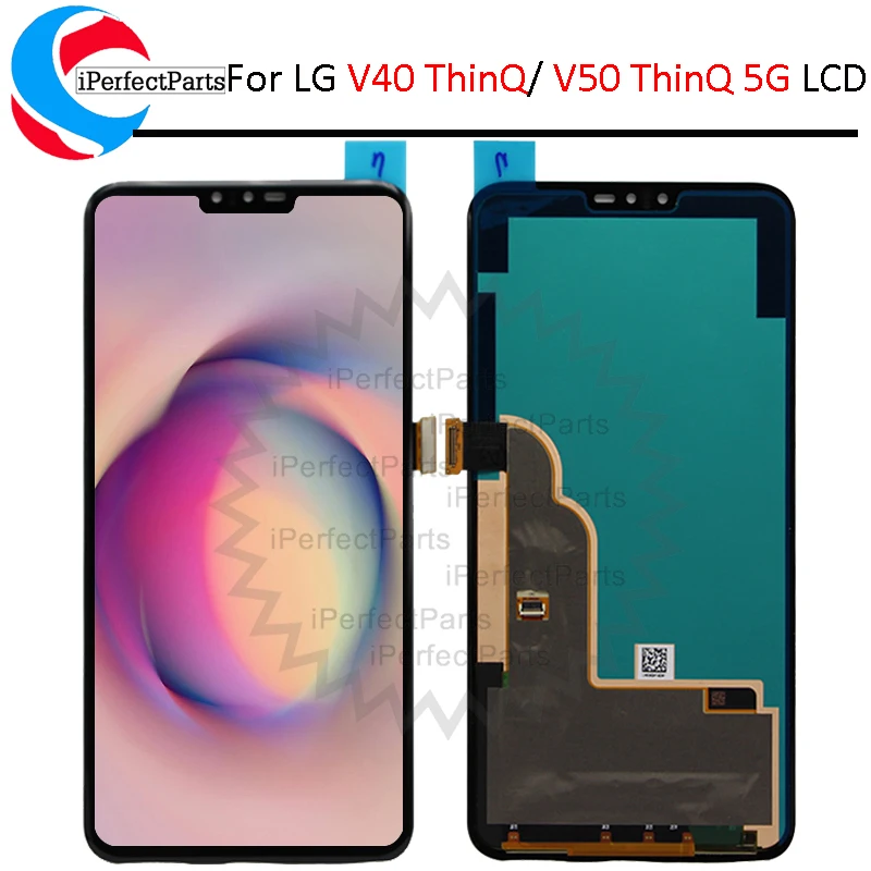 6 4 &quotдля LG V40 ThinQ V50 5G ЖК дисплей Экран сенсорный Панель дигитайзер для сборки