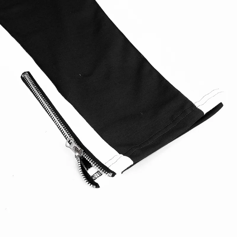 

Casual Pants Men Hip Hop Skinny Trousers Autumn Winter Sweatpants Streetwear Mens Pant Side Stripe Fashion Joggers Track Pants