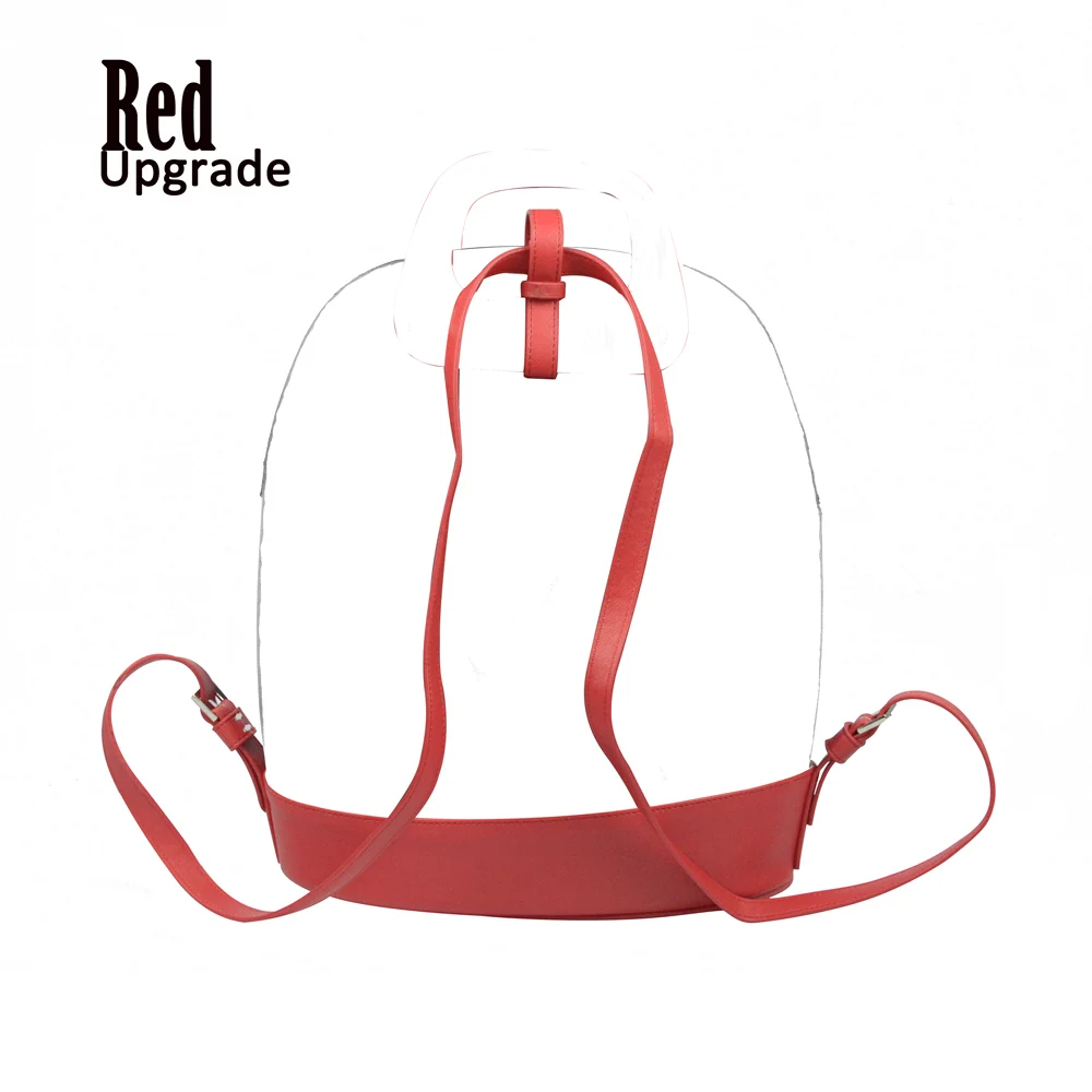 red Тонкий ремень из искусственной кожи для O Bag 50 нижний ремень для рюкзака Obag 50 - Цвет: red